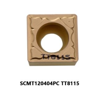 Original TaeguTec SCMT120404PC TT8115 Carbide Turning Insert - Square (10 PCS)