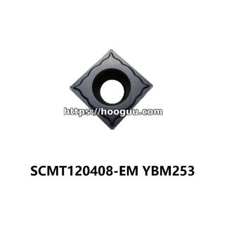Original ZCC-CT SCMT120408-EM YBM253 Carbide Turning Insert - Square | Steel (10 PCS)