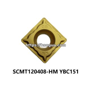 Original ZCC-CT SCMT120408-HM YBC151 Carbide Turning Insert - Square | Steel, Stainless Steel (10 PCS)