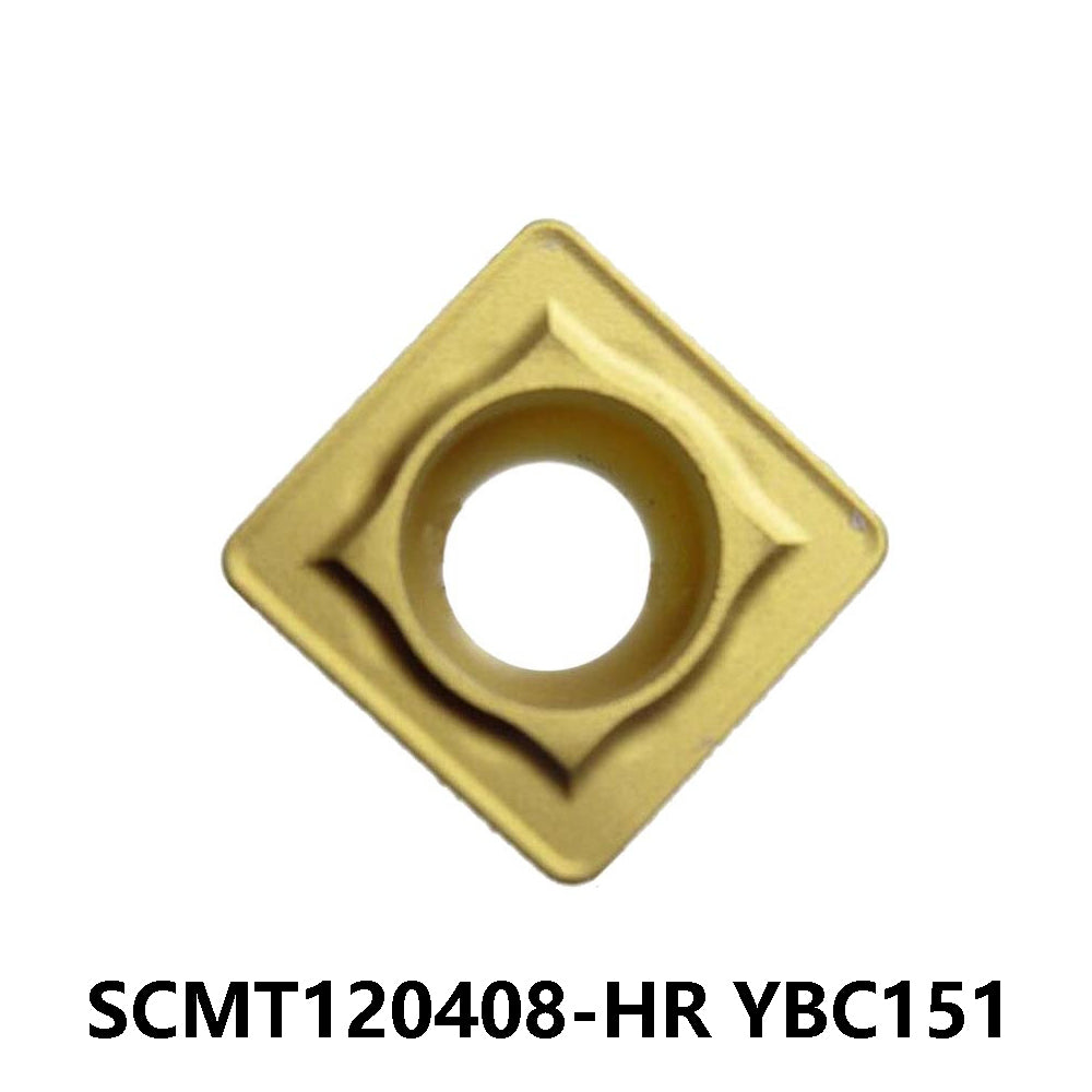 ZCC SCMT120408-HR YBC151 Carbide Turning Insert - Square | Steel, Stainless Steel (10 PCS)