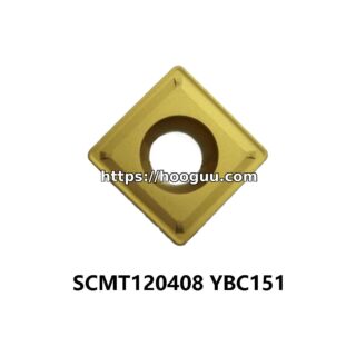 Original ZCC-CT SCMT120408 YBC151 Carbide Turning Insert - Square | Steel (10 PCS)