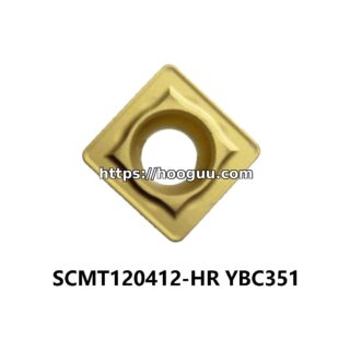Original ZCC-CT SCMT120412-HR YBC351 Carbide Turning Insert - Square | Steel (10 PCS)