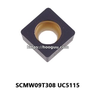 Original Mitsubishi SCMW09T308 UC5115 Carbide Turning Insert - Square | Cast Iron (10 PCS)