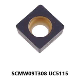 Original Mitsubishi SCMW09T308 UC5115 Carbide Turning Insert - Square | Steel (10 PCS)