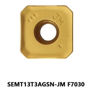 Original Mitsubishi SEMT13T3AGSN-JM F7030 Carbide Milling Insert - Square (10 PCS)