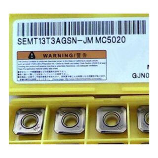 Original Mitsubishi SEMT13T3AGSN-JM MC5020 Carbide Milling Insert - Square | Cast Iron (10 PCS)