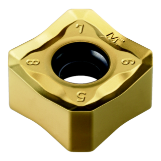 Original Korloy SNMX1507ANN-MM PC6510 Carbide Turning Insert - Square | Hardened Steel (10 PCS)
