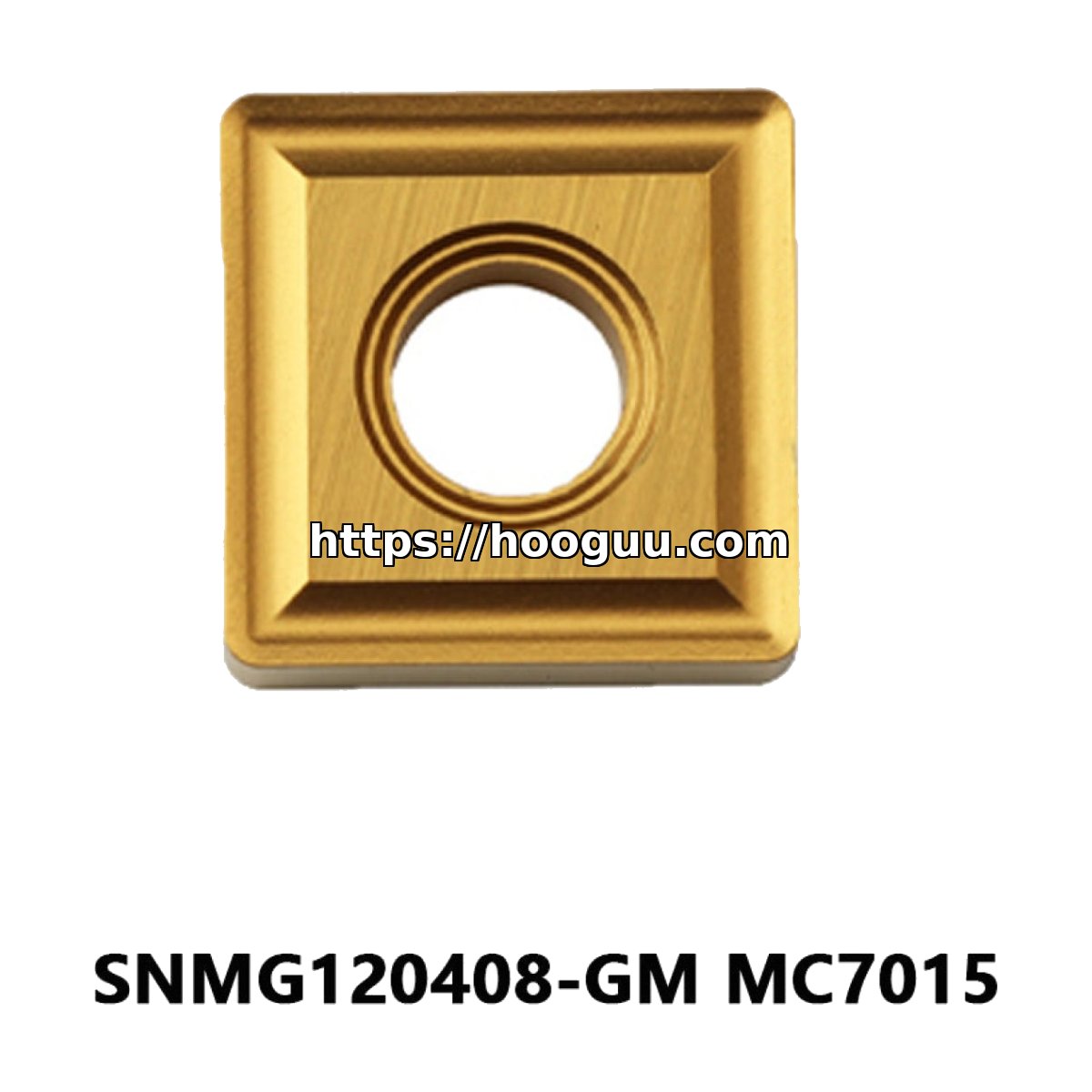 Original Mitsubishi SNMG120408-GM MC7015 Carbide Turning Insert - Square | Steel, Stainless Steel (10 PCS)