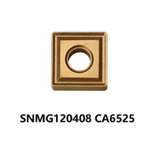 Original Kyocera SNMG120408 CA6525 Carbide Turning Insert - Square | Steel (10 PCS)