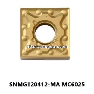Original Mitsubishi SNMG120412-MA MC6025 Carbide Turning Insert - Square | Steel & More (10 PCS)