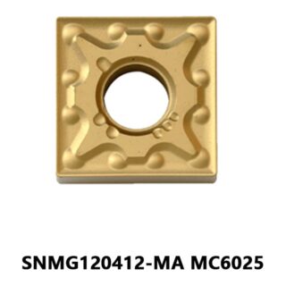 Original Mitsubishi SNMG120412-MA MC6025 Carbide Turning Insert - Square | Steel (10 PCS)