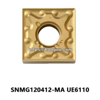 Original Mitsubishi SNMG120412-MA UE6110 Carbide Turning Insert - Square | Steel, Stainless Steel (10 PCS)