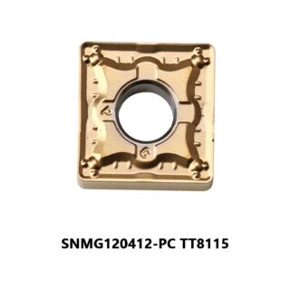 Original TaeguTec SNMG120412-PC TT8115 Carbide Turning Insert - Square (10 PCS)