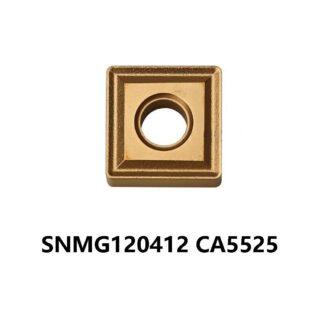 Original Kyocera SNMG120412 CA5525 Carbide Turning Insert - Square | Steel (10 PCS)
