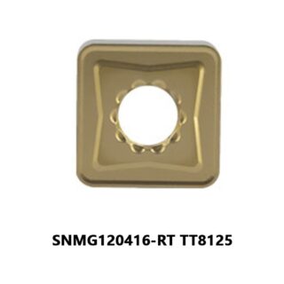 Original TaeguTec SNMG120416-RT TT8125 Carbide Turning Insert - Square | Steel (10 PCS)