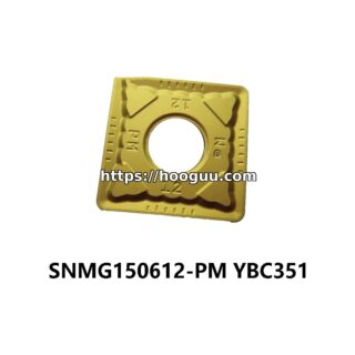 Original ZCC-CT SNMG150612-PM YBC351 Carbide Insert - Square | Steel, Cast Iron (10 PCS)