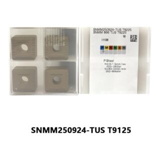 Original Tungaloy SNMM250924-TUS T9125 Carbide Turning Insert - Square | Steel (10 PCS)