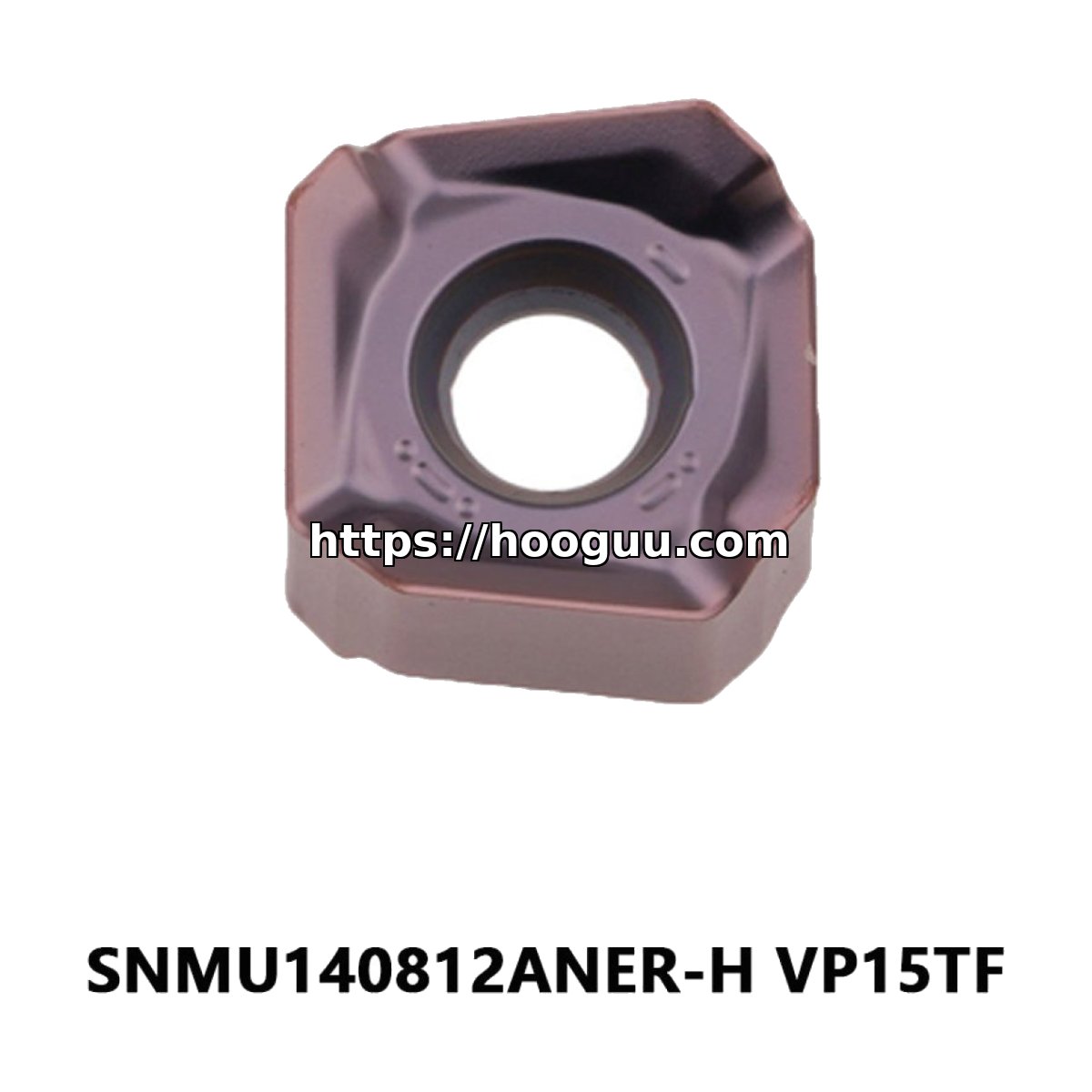 Original Mitsubishi SNMU140812ANER-H VP15TF Carbide Milling Insert - Square | Steel & More (10 PCS)