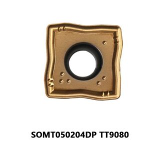 Original TaeguTec SOMT050204DP TT9080 Carbide Turning Insert - Square | Stainless Steel & More (10 PCS)