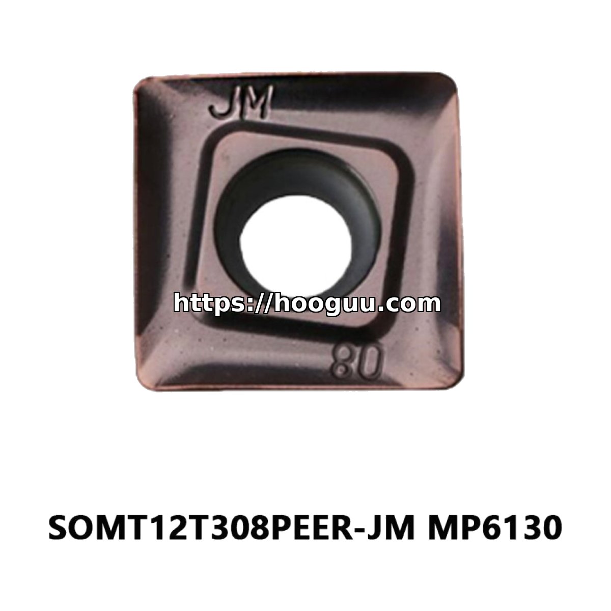 Original Mitsubishi SOMT12T308PEER-JM MP6130 Carbide Insert - Square | Steel (10 PCS)