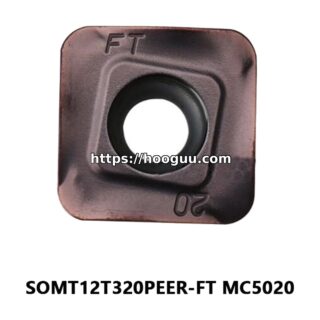 Original Mitsubishi SOMT12T320PEER-FT MC5020 Carbide Insert - Square | Steel, Cast Iron, Carbon Steel (10 PCS)