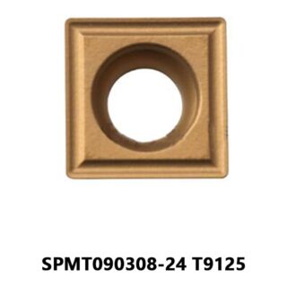 Original Tungaloy SPMT090308-24 T9125 Carbide Turning Insert - Square | Steel (10 PCS)