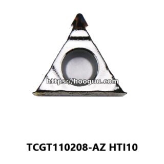 Original Mitsubishi TCGT110208-AZ Carbide Turning Insert - Triangle | Steel, Non-ferrous (10 PCS) HTI10 TCGT110208-AZ HTI10