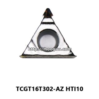 Original Mitsubishi TCGT16T302-AZ Carbide Turning Insert - Triangle | Cast Iron & More (10 PCS) HTI10 TCGT16T302-AZ HTI10