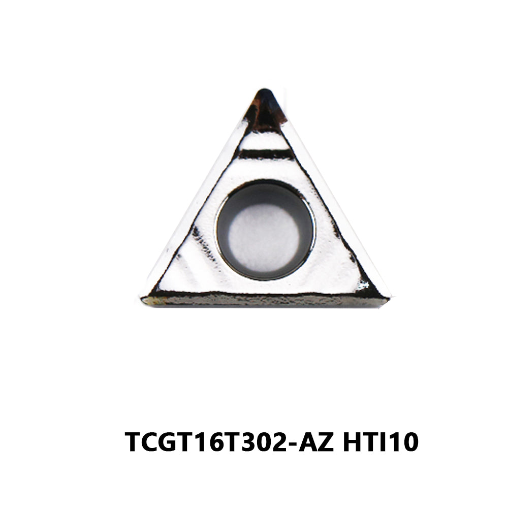 Mitsubishi TCGT16T302-AZ Carbide Turning Insert - Triangle | Cast Iron & More (10 PCS)