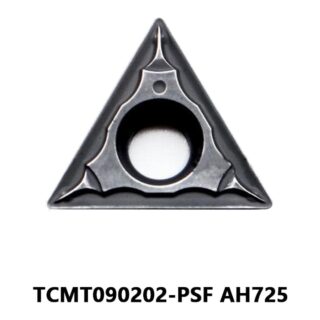 Original Tungaloy TCMT090202-PSF AH725 Carbide Turning Insert - Triangle | Stainless Steel & More (10 PCS)