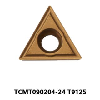 Original Tungaloy TCMT090204-24 T9125 Carbide Turning Insert - Triangle | Steel (10 PCS)