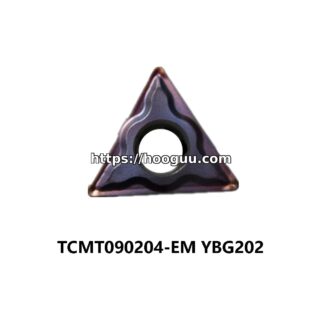 Original ZCC-CT TCMT090204-EM YBG202 Carbide Insert - Triangle | Steel, Cast Iron (10 PCS)