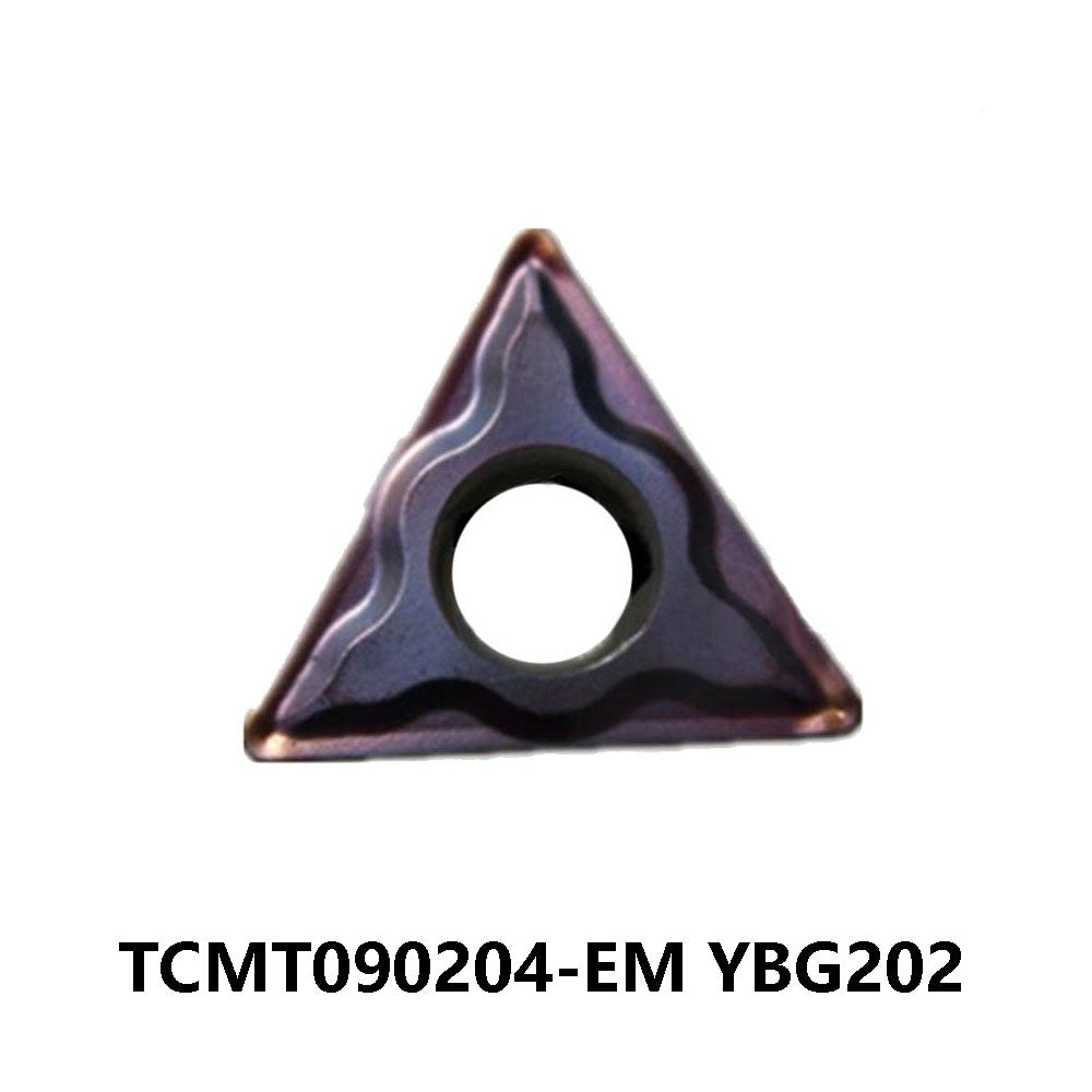 Zcc.ct 100% Original TCMT090204-EM YBG202 Turning Insert 10 pcs
