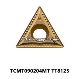 Original Mitsubishi TCMT090204MT TT8125 Carbide Turning Insert - Triangle | Steel, Aluminum (10 PCS)