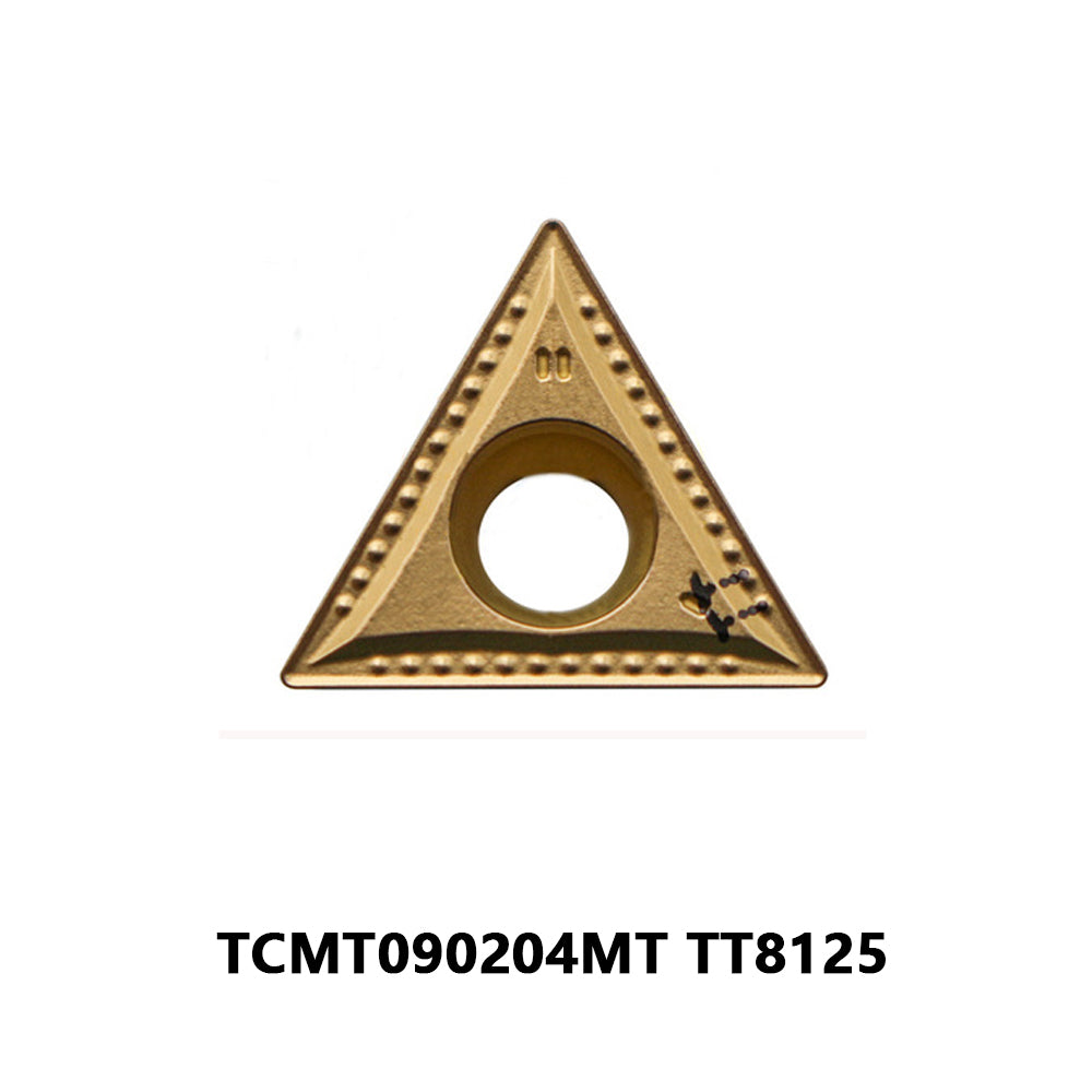 Mitsubishi TCMT090204MT TT8125 Carbide Turning Insert - Triangle | Steel, Cast Iron, Aluminum (10 PCS)