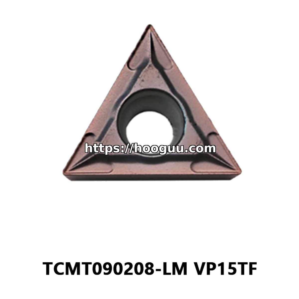 Original Mitsubishi TCMT090208-LM VP15TF Carbide Turning Insert - Triangle | Steel & More (10 PCS)