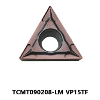 Original Mitsubishi TCMT090208-LM VP15TF Carbide Turning Insert - Triangle | Steel, Stainless Steel (10 PCS)