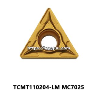 Original Mitsubishi TCMT110204-LM MC7025 Carbide Turning Insert - Triangle | Steel (10 PCS)