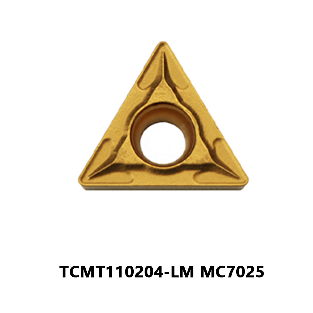 Mitsubishi TCMT110204-LM MC7025 Carbide Turning Insert - Triangle | Steel, Hardened Steel (10 PCS)