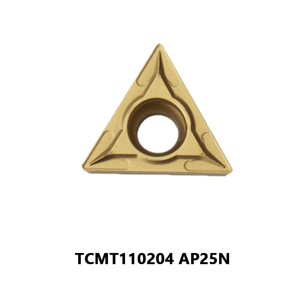 Mitsubishi TCMT110204 Carbide Turning Insert - Triangle | Steel, Hardened Steel (10 PCS)