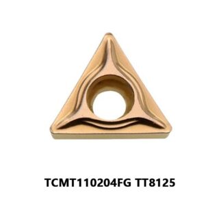 Original TaeguTec TCMT110204FG TT8125 Carbide Turning Insert - Triangle | Steel (10 PCS)