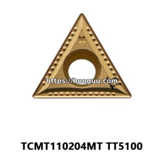 Original Mitsubishi TCMT110204MT TT5100 Carbide Turning Insert - Triangle | Steel & More (10 PCS)