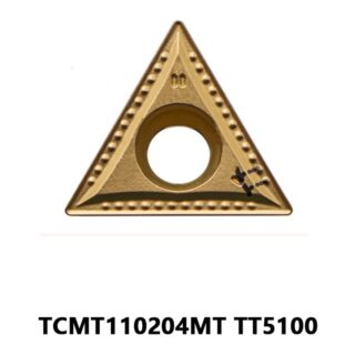 Original Mitsubishi TCMT110204MT TT5100 Carbide Turning Insert - Triangle (10 PCS)