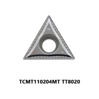 Original TaeguTec TCMT110204MT TT8020 Carbide Turning Insert - Triangle | Cast Iron (10 PCS)