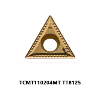 Original TaeguTec TCMT110204MT TT8125 Carbide Turning Insert - Triangle | Steel (10 PCS)