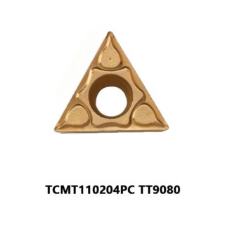 Original TaeguTec TCMT110204PC TT9080 Carbide Turning Insert - Triangle | Stainless Steel & More (10 PCS)
