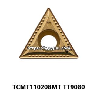 Original Mitsubishi TCMT110208MT TT9080 Carbide Turning Insert - Triangle | Steel & More (10 PCS)