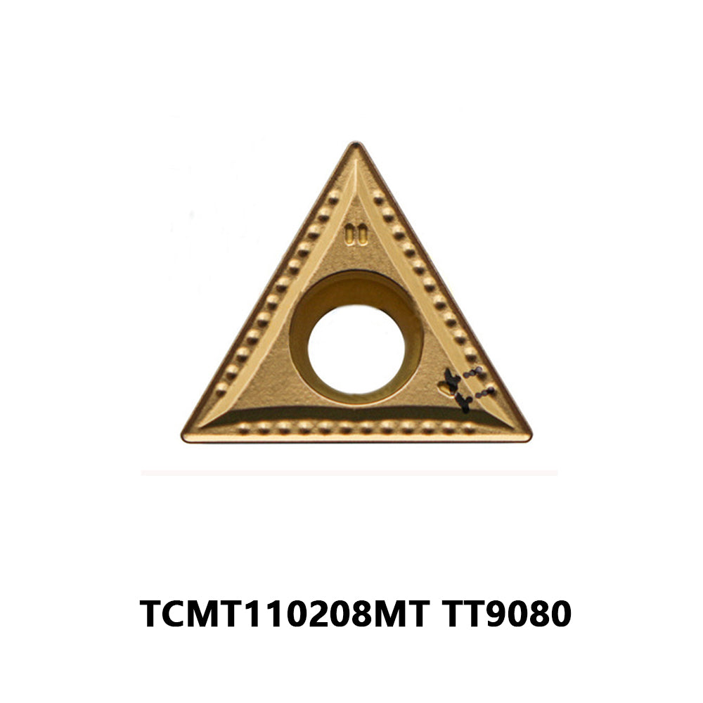 Mitsubishi TCMT110208MT TT9080 Carbide Turning Insert - Triangle | Stainless Steel & More (10 PCS)