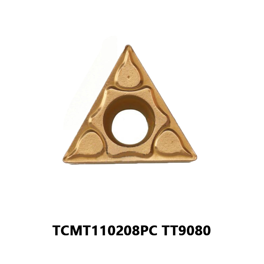 Mitsubishi TCMT110208PC TT9080 Carbide Turning Insert - Triangle | Stainless Steel & More (10 PCS)