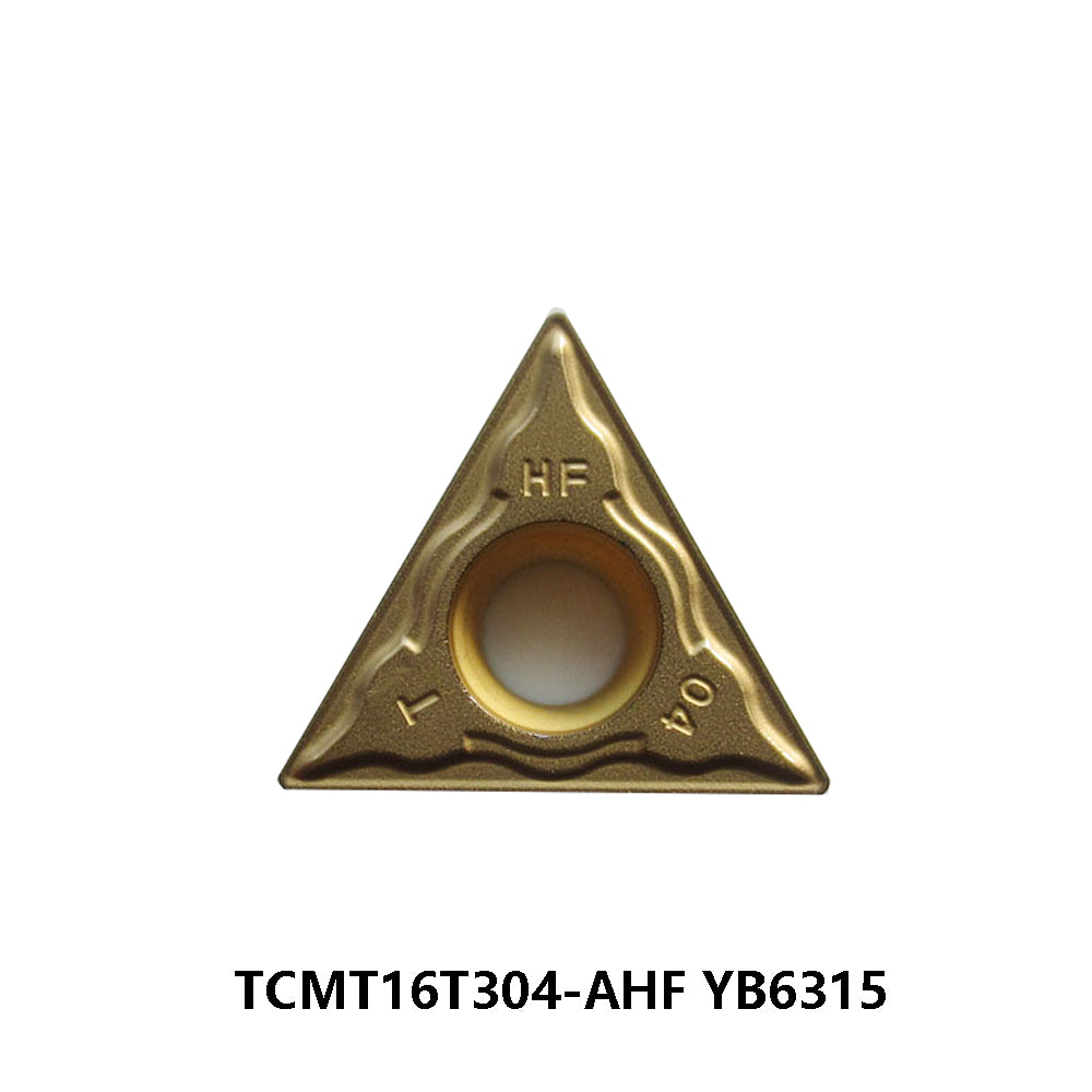 ZCC TCMT16T304-AHF YB6315 Carbide Turning Insert - Triangle | Steel, Stainless Steel (10 PCS)